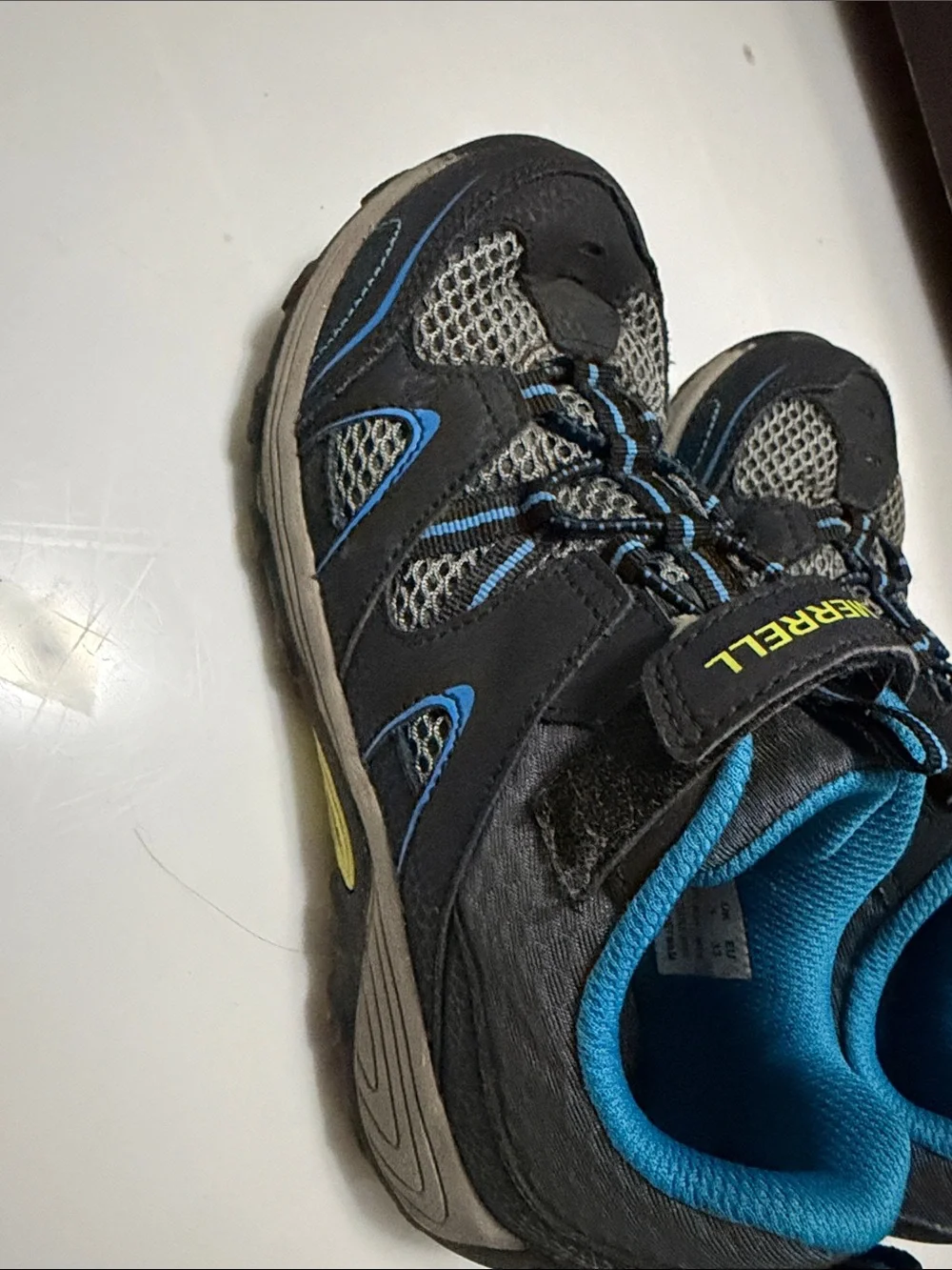 Merrell Kids Black and Blue Trail Sneakers